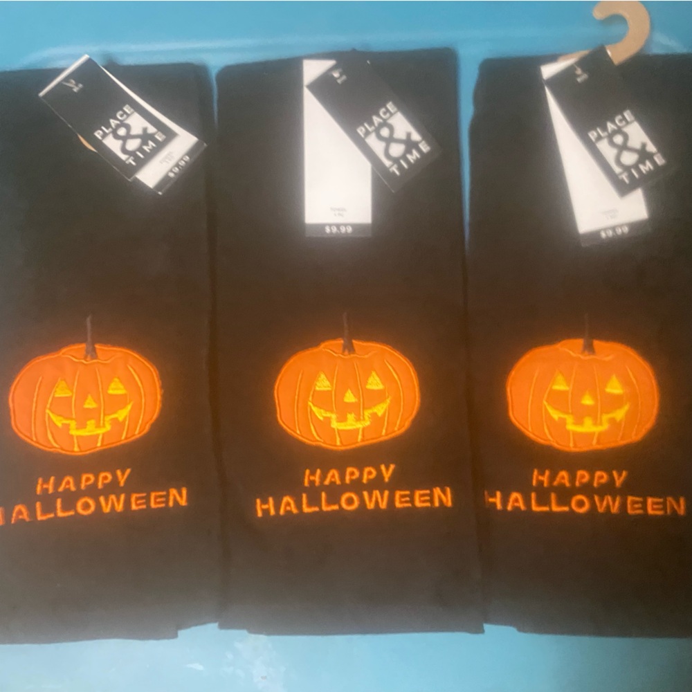 New Happy Halloween Hand Towels